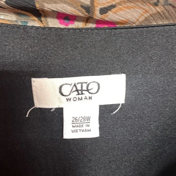 Cato Floral Sleeveless Blouse Women’s Plus 26W - Picture 6 of 8